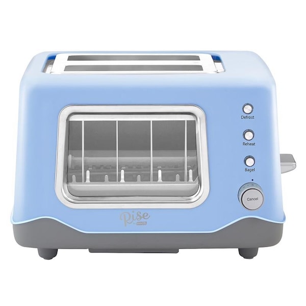 Rise By Dash Metal Blue 2 slot Toaster 7.9 in. H X 12.2 in. W X 9.5 in. D RCVT200GBSK02 - main
